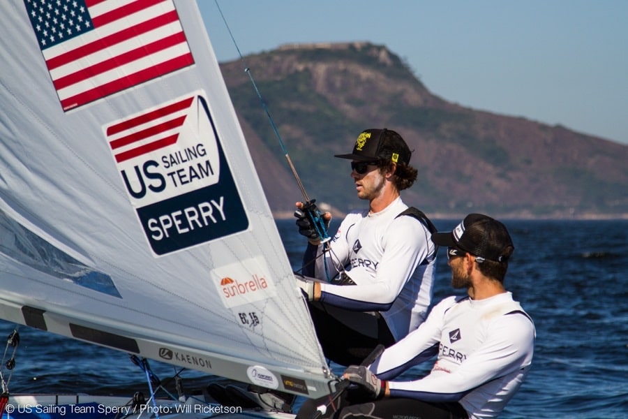 US Sailing Team Sperry Men's 470 Stu McNay Davin Hughes Rio Test Event