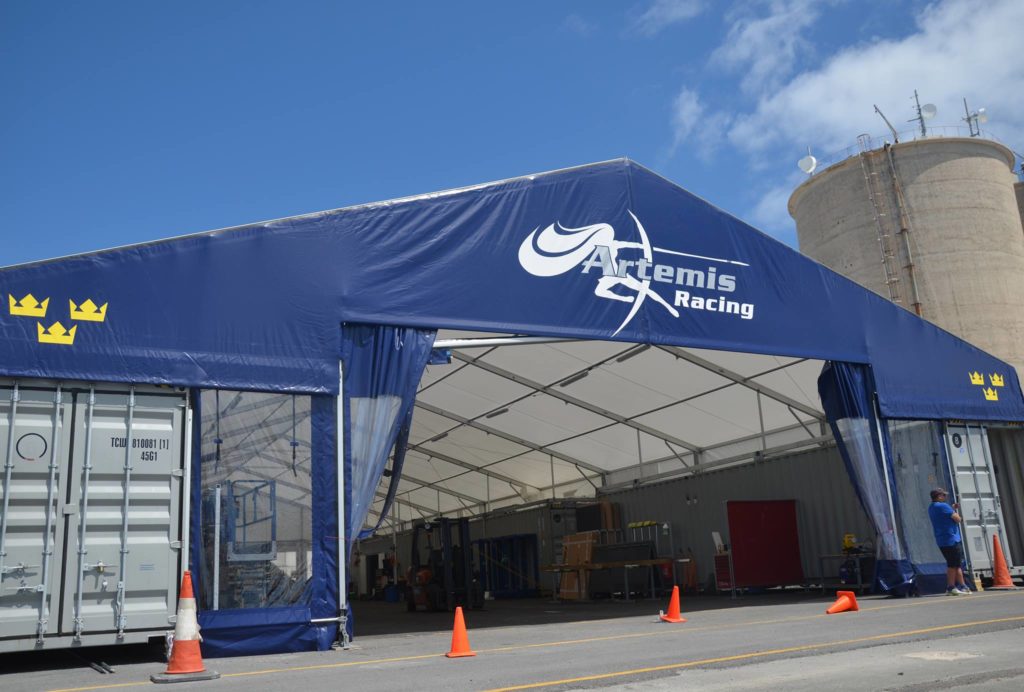 Artemis Racing in Bermuda