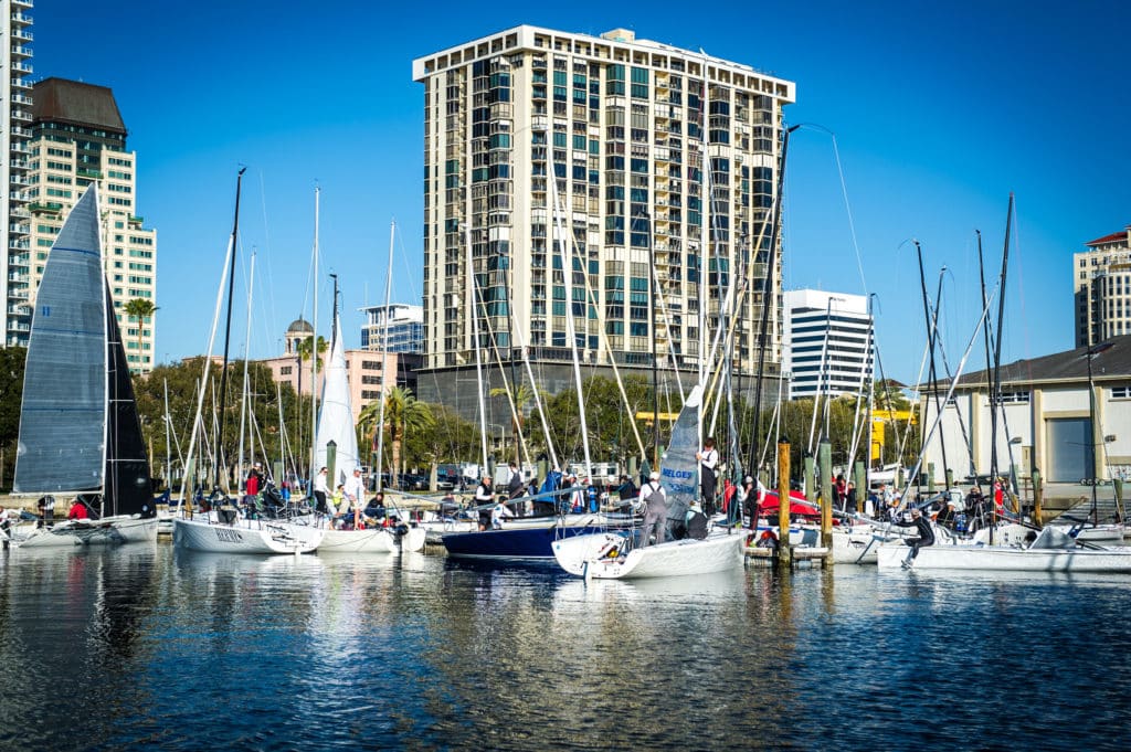 Sailing at the St. Petersburg Yacht Club