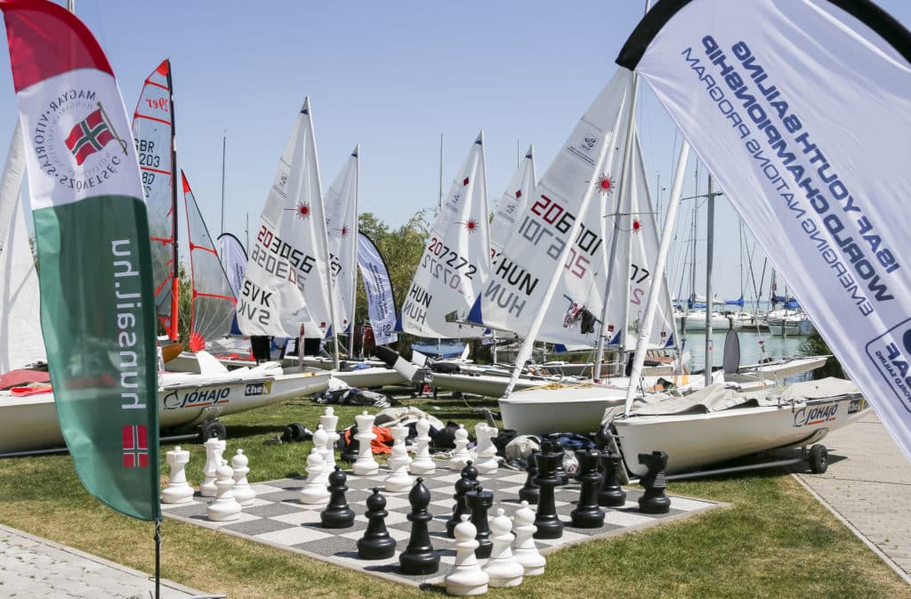 Chessboard at Youth Sailing Regatta