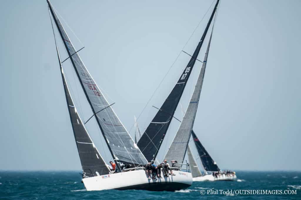 Big breeze created challenging conditions during the North Sails Rally on Saturday.
