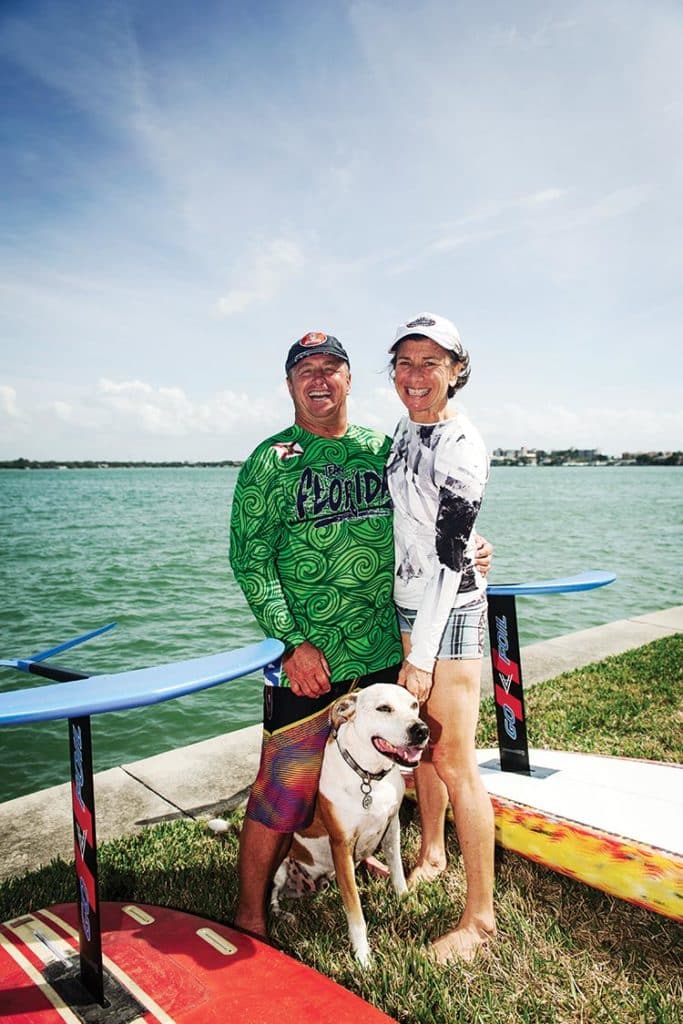 Steitz and his wife, Jamie.