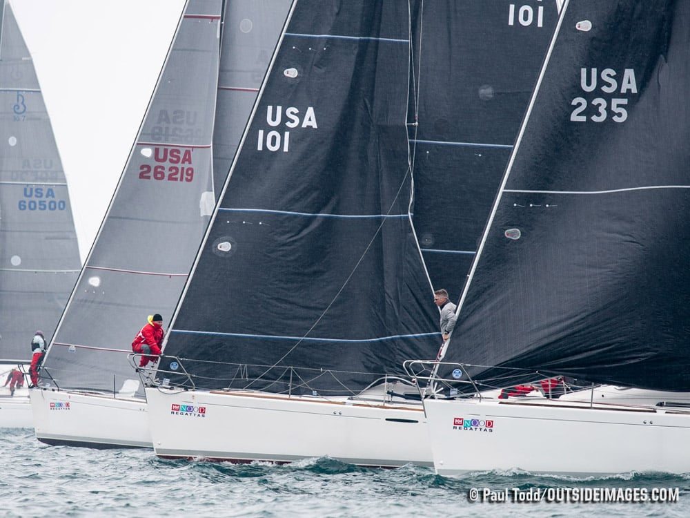 Sunday's final 2018 Chicago Nood Regatta race