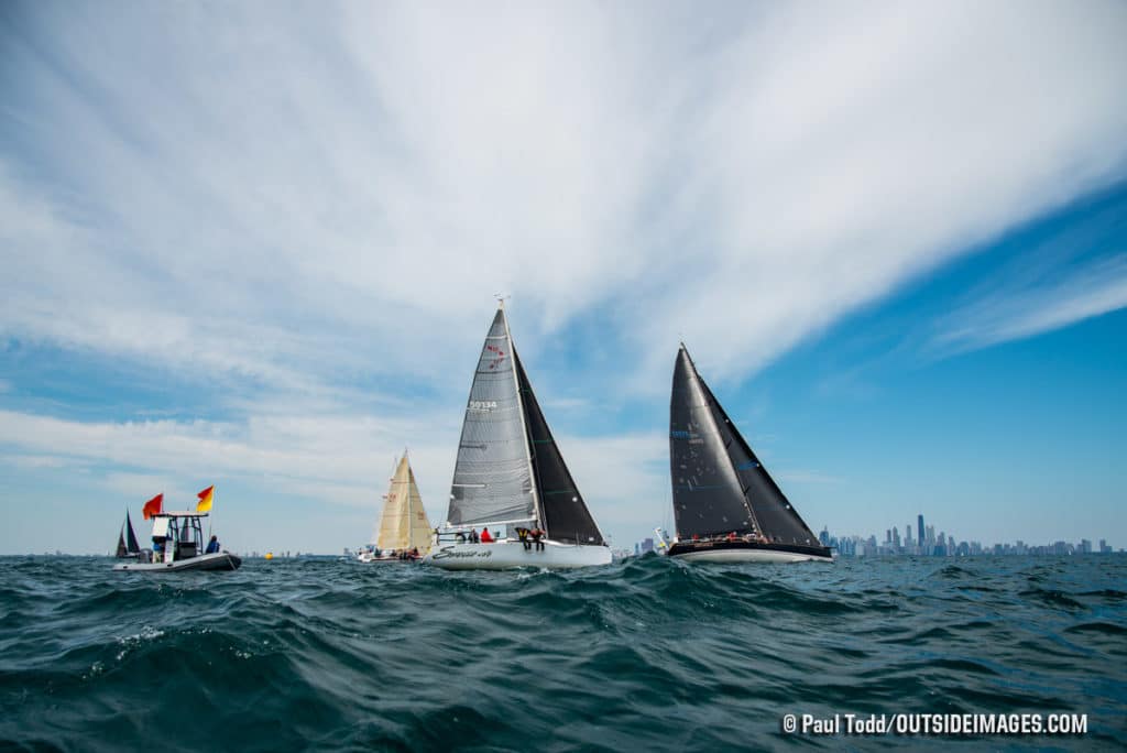 Sailboats on the water