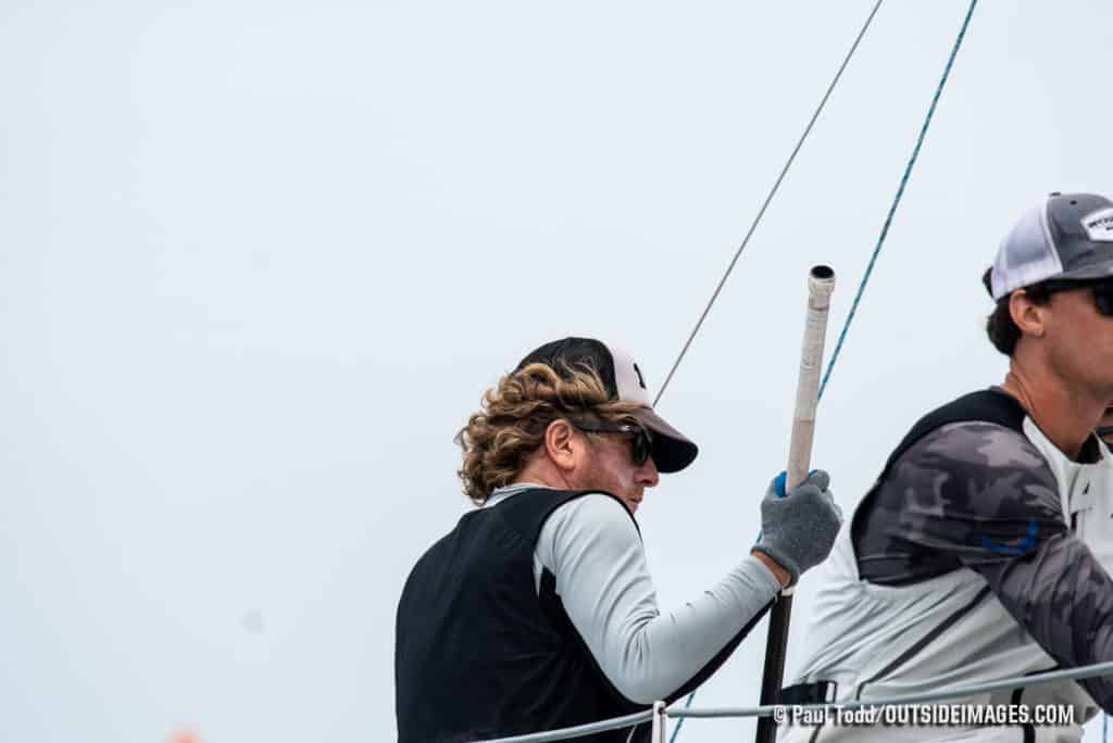 man on a sailboat