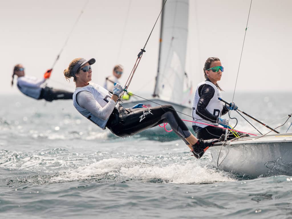 Womens Olympic 470 sailors