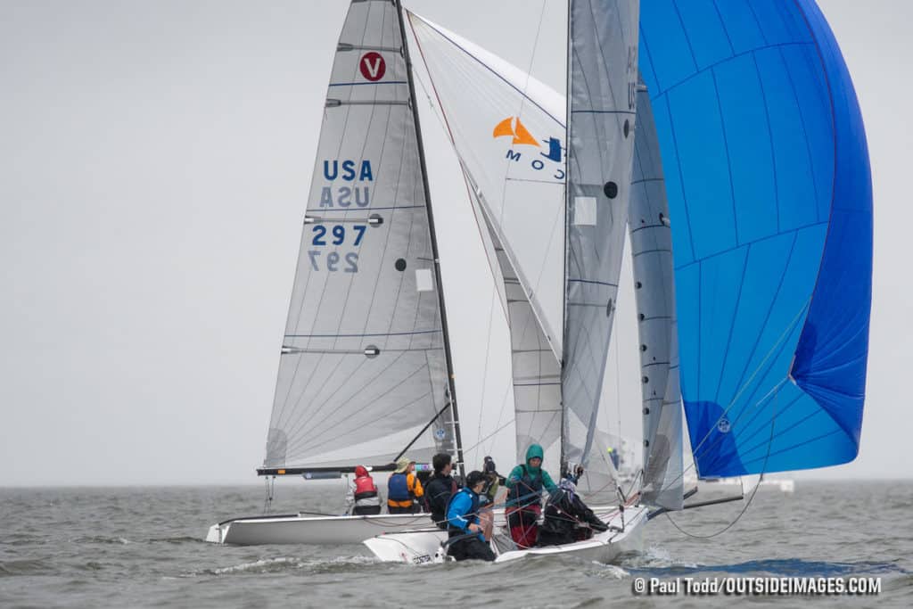 Sailboats in the water