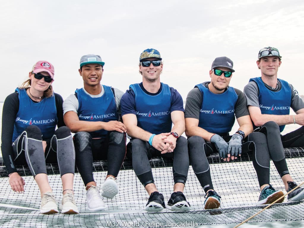 Young American sailing squad