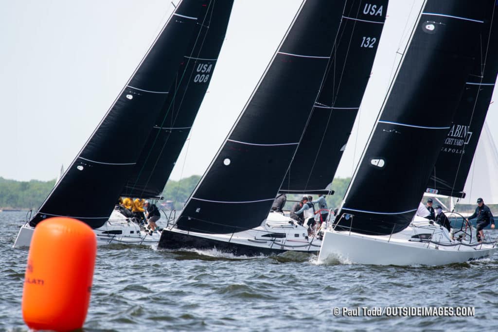 The wind was steady and the flood tide never stopped, which made the final day of racing at the Helly Hansen NOOD Regatta Annapolis all the more challenging.