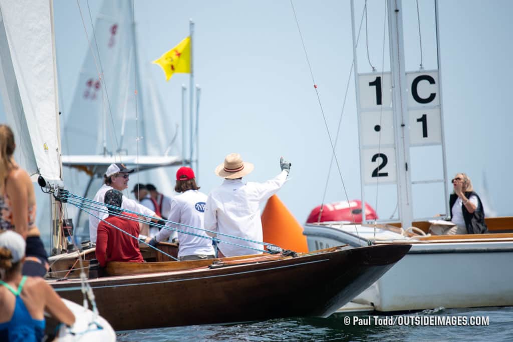 sailboats racing in Marblehead, Massachusetts