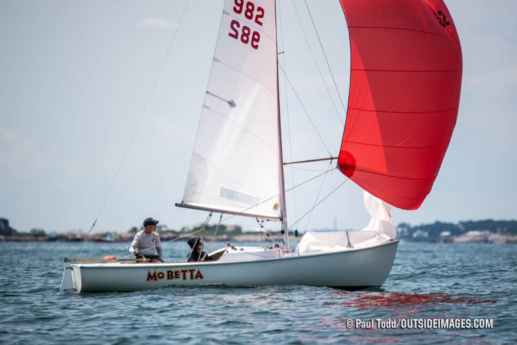 sailboats racing in Marblehead, Massachusetts