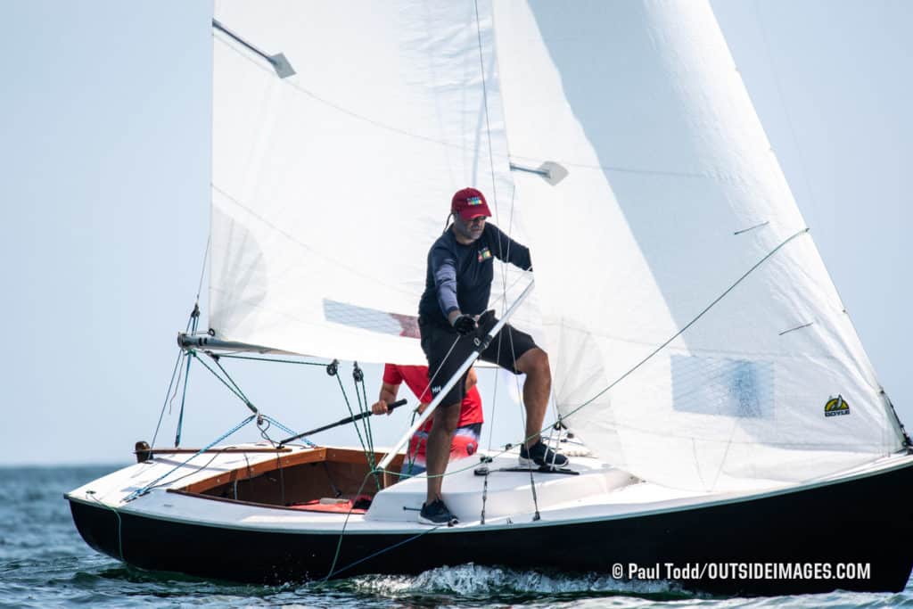 sailboats racing in Marblehead, Massachusetts