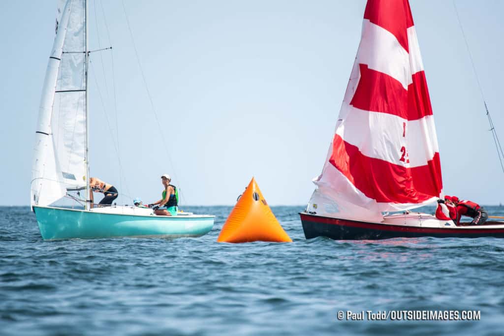 sailboats racing in Marblehead, Massachusetts