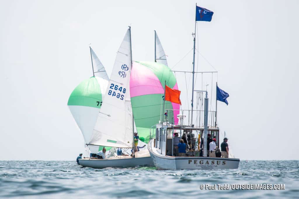 sailboats racing in Marblehead, Massachusetts