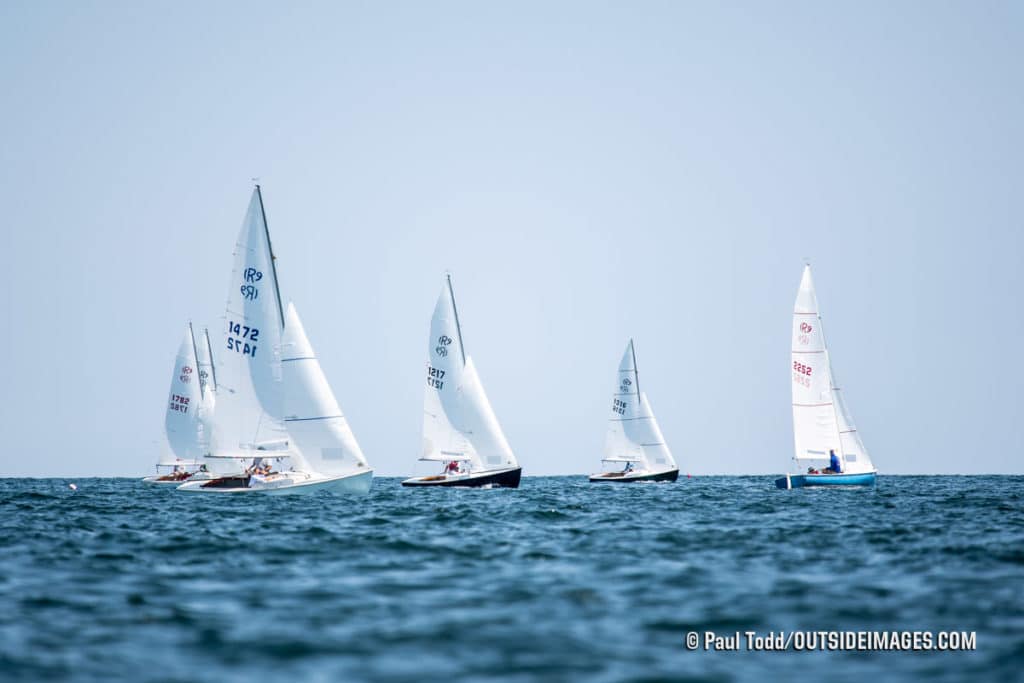 sailboats racing in Marblehead, Massachusetts