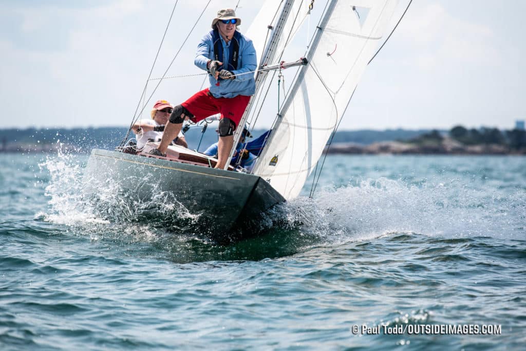 sailboats racing in Marblehead, Massachusetts