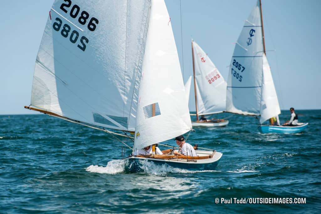 sailboats racing in Marblehead, Massachusetts