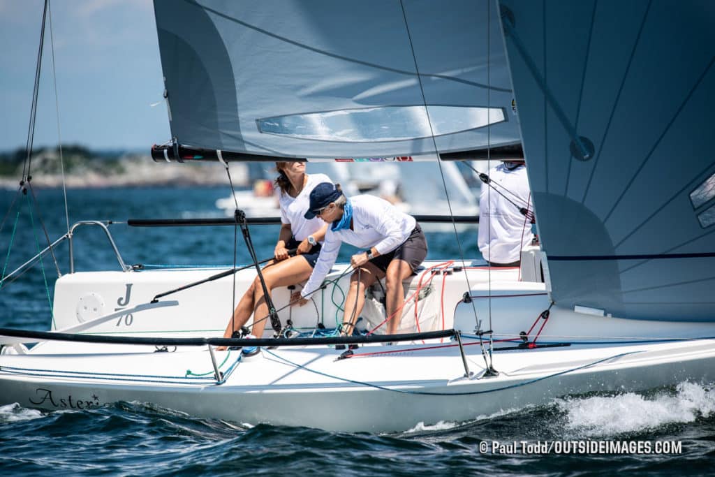 sailboats racing in Marblehead, Massachusetts