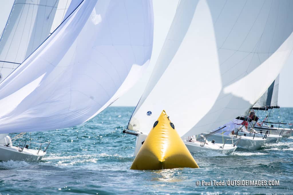 sailboats racing in Marblehead, Massachusetts