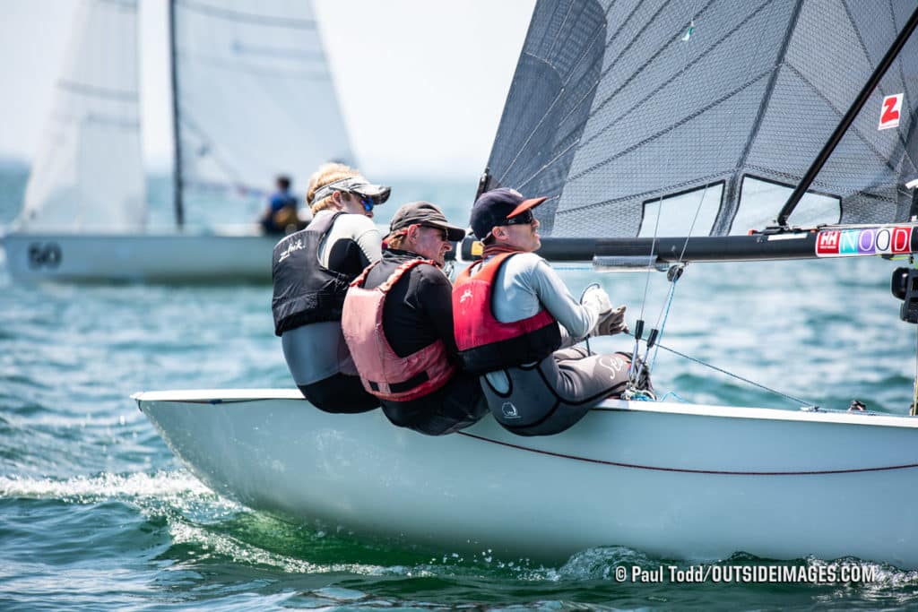 sailboats racing in Marblehead, Massachusetts