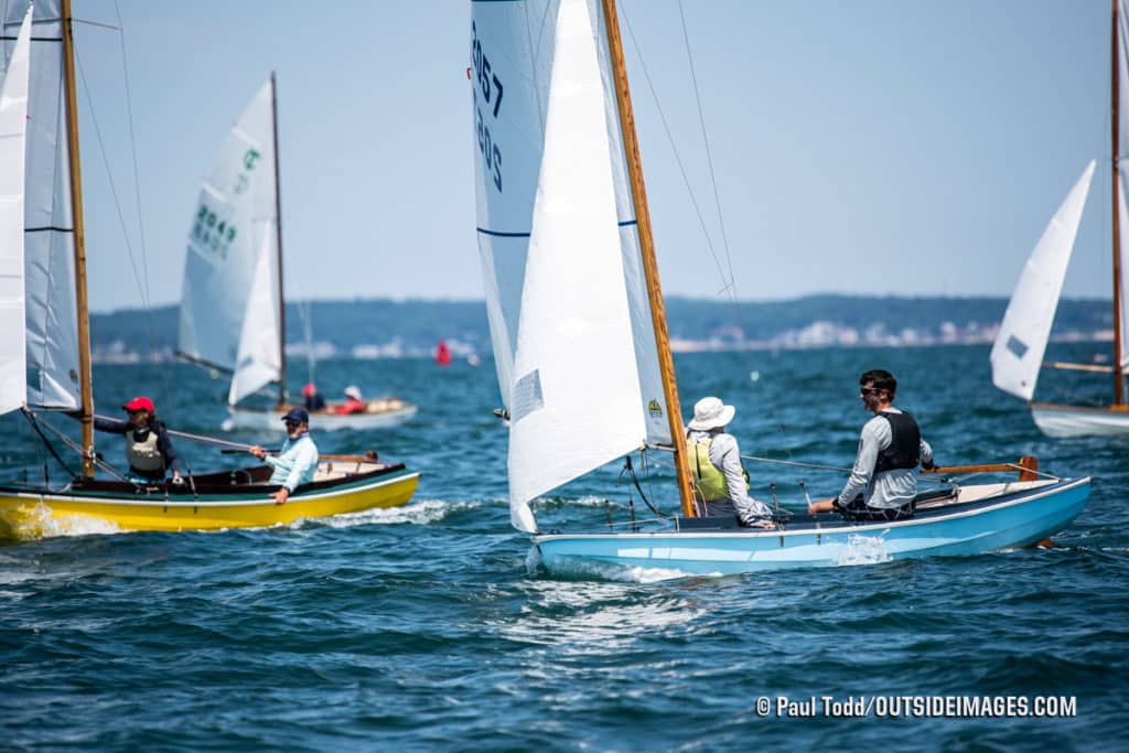 sailboats racing in Marblehead, Massachusetts