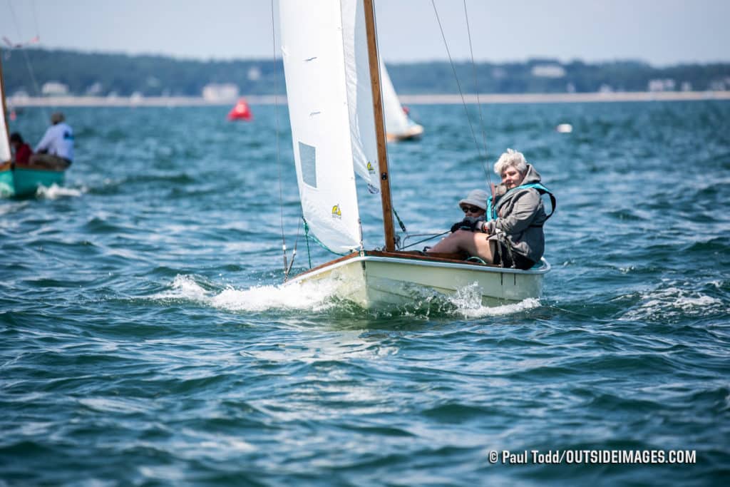 sailboats racing in Marblehead, Massachusetts