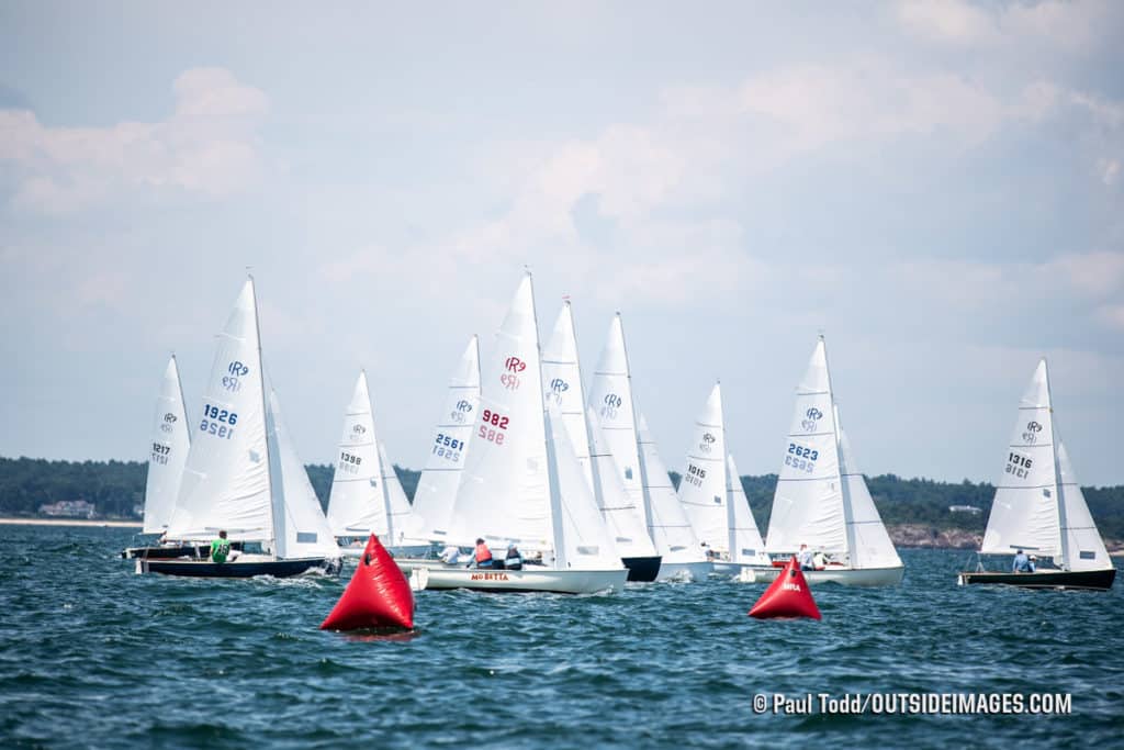 sailboats racing in Marblehead, Massachusetts