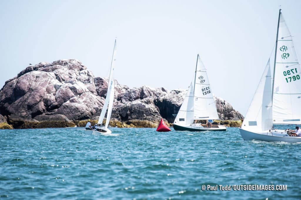 sailboats racing in Marblehead, Massachusetts