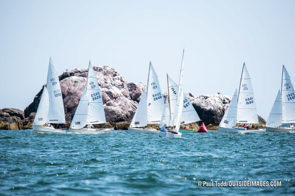 sailboats racing in Marblehead, Massachusetts