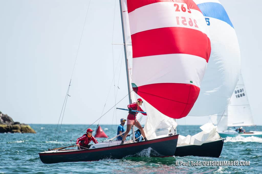 sailboats racing in Marblehead, Massachusetts