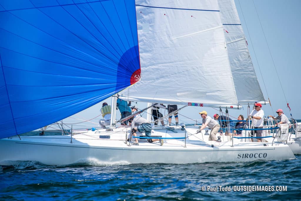 sailboats racing in Marblehead, Massachusetts