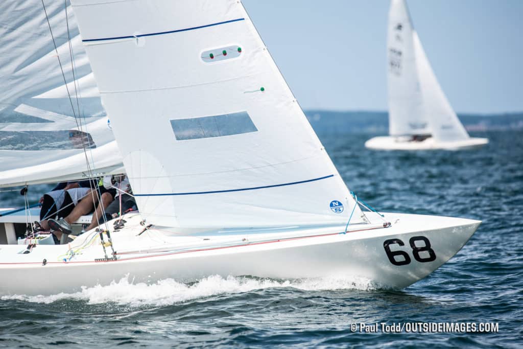 sailboats racing in Marblehead, Massachusetts