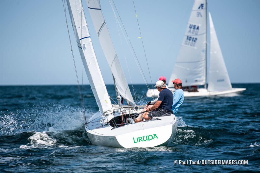 sailboats racing in Marblehead, Massachusetts