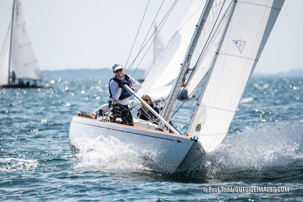 sailboats racing in Marblehead, Massachusetts