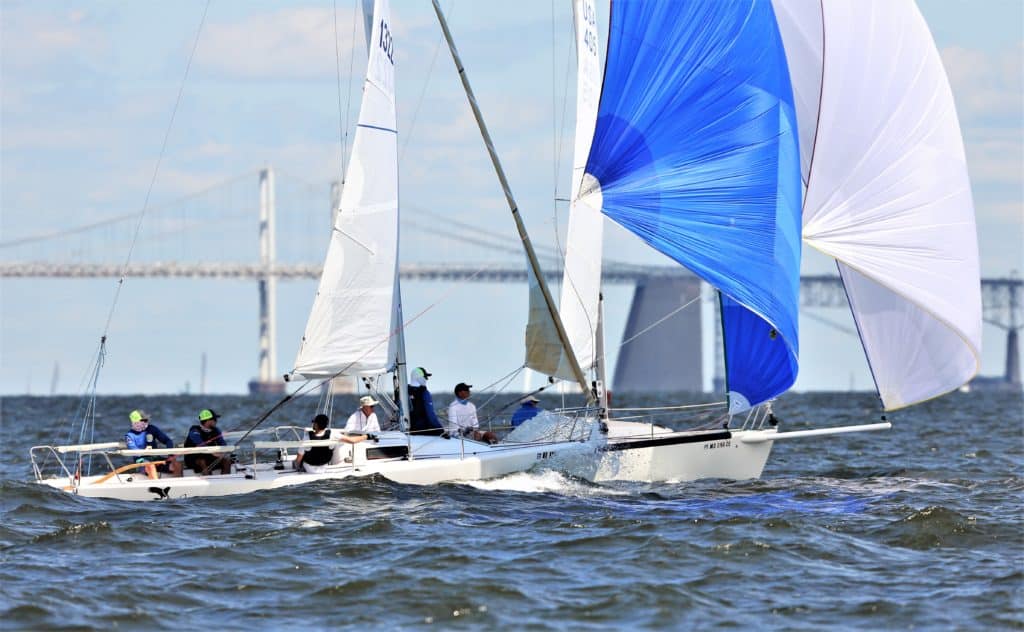 Sailboat Racing on the Chesapeake Bay