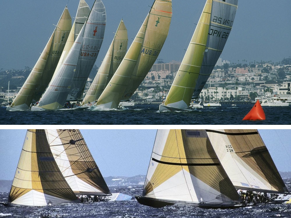 sailboats racing