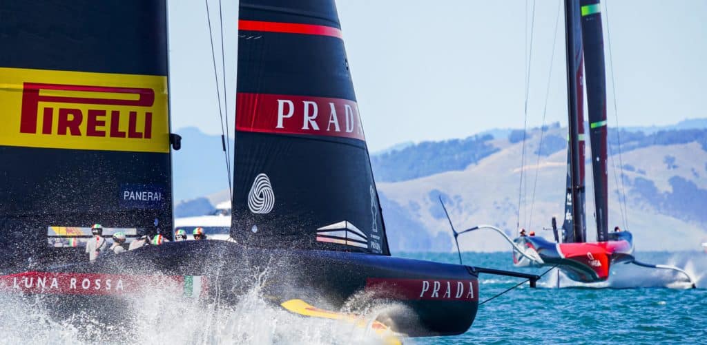 Luna Rossa AC75 starting America's Cup