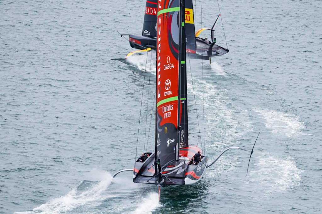America's Cup yachts racing