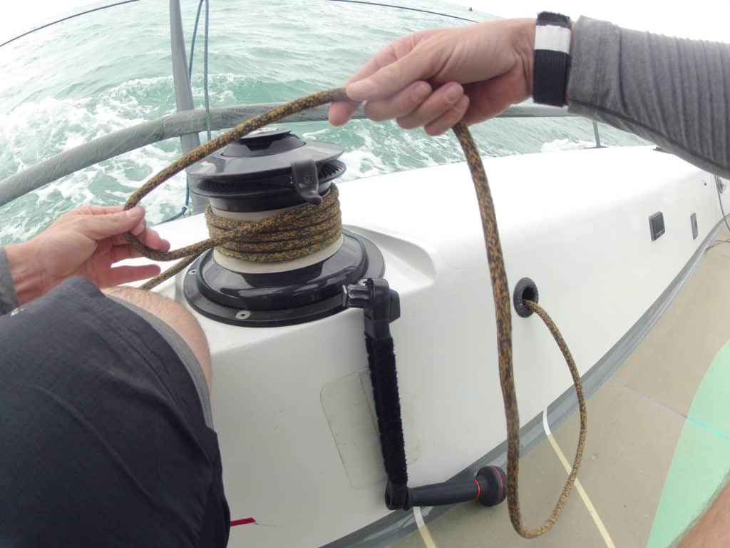 jib winch sailboat