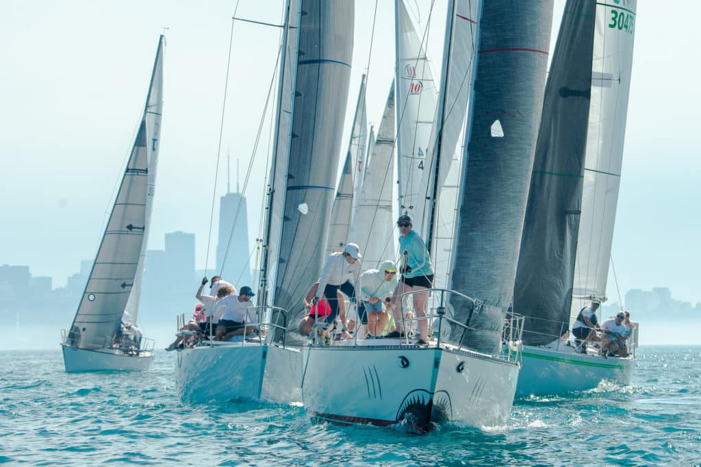 Photo highlights from the opening day of the Helly Hansen NOOD Regatta Chicago.