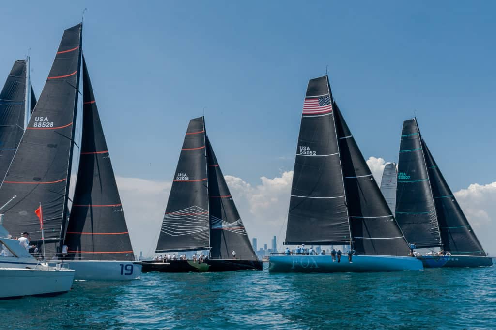 Photo highlights from the opening day of the Helly Hansen NOOD Regatta Chicago.