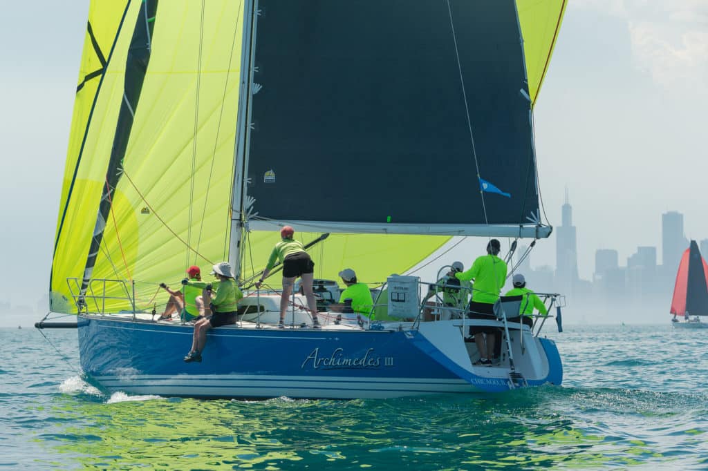 Photo highlights from the opening day of the Helly Hansen NOOD Regatta Chicago.