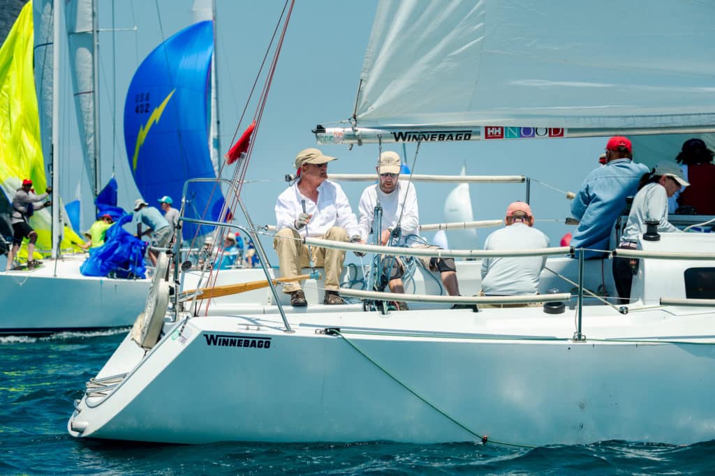 sailboats racing at the Helly Hansen NOOD Regatta Chicago