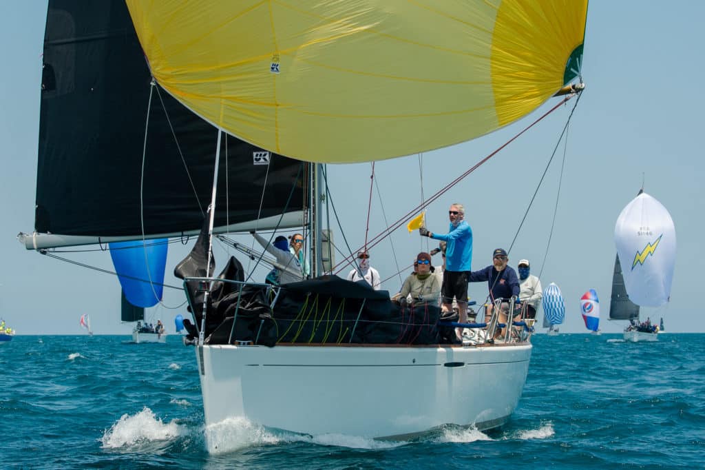 sailboats racing at the Helly Hansen NOOD Regatta Chicago