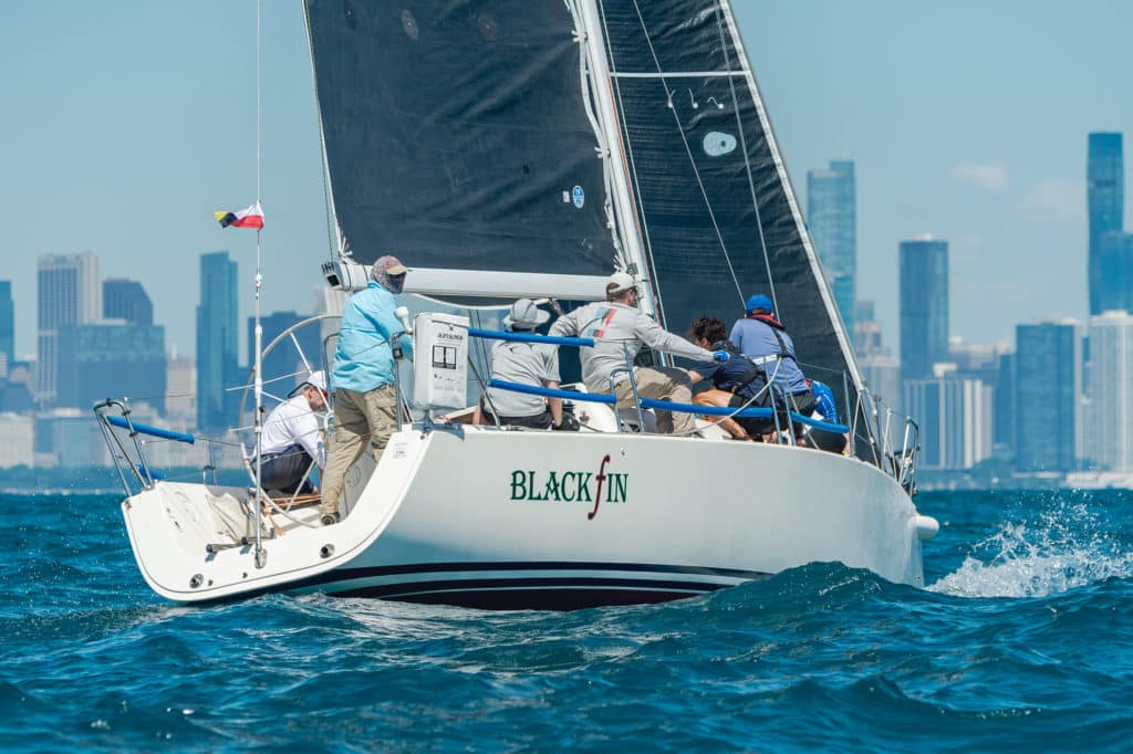 Highlights from Sunday's races at the Helly Hansen NOOD Regatta Chicago.