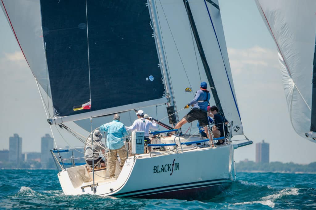 Highlights from Sunday's races at the Helly Hansen NOOD Regatta Chicago.