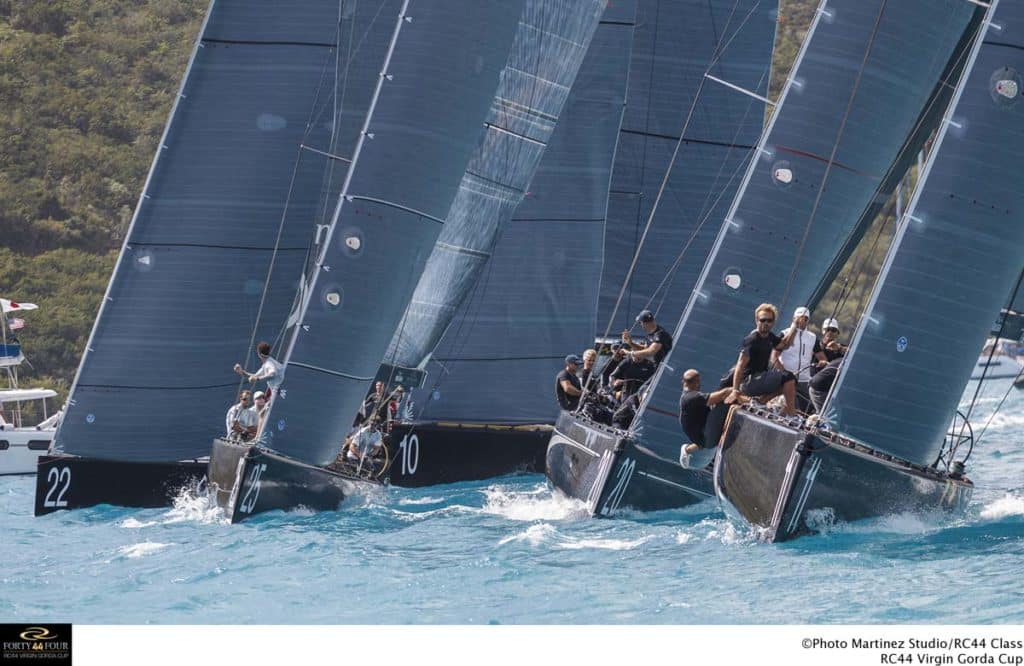 RC 44 Virgin Gorda Cup start