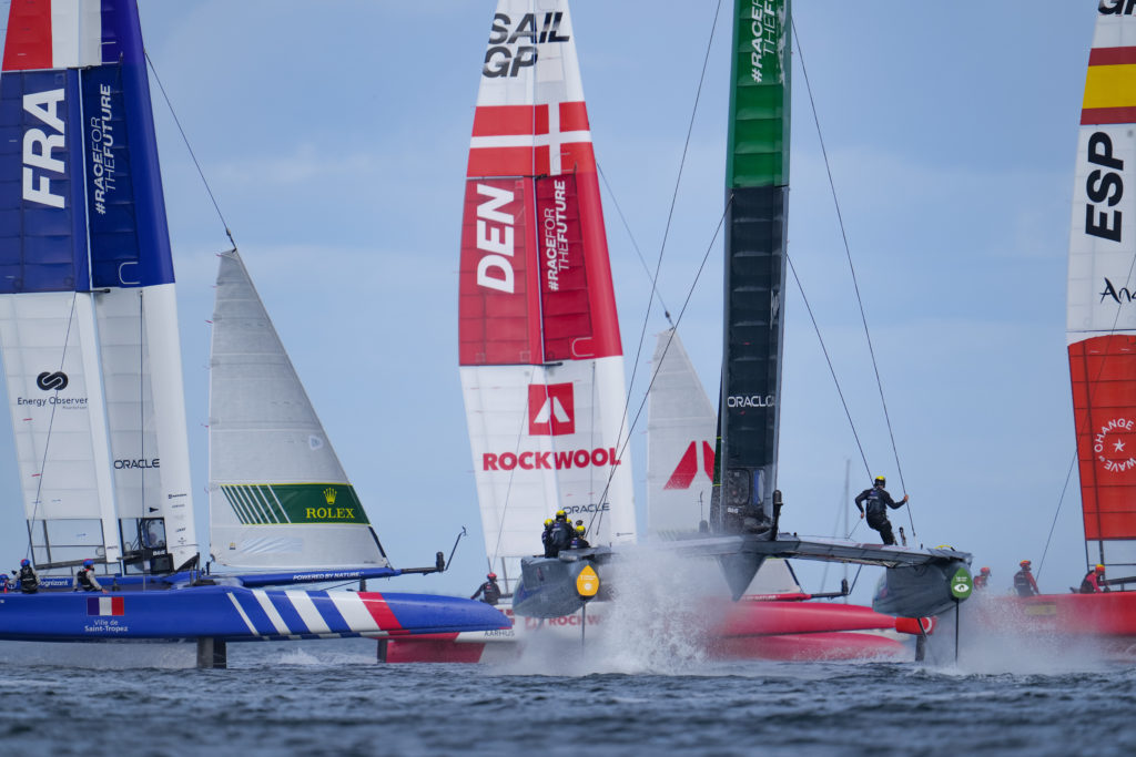 F50 catamarans racing in Denmark