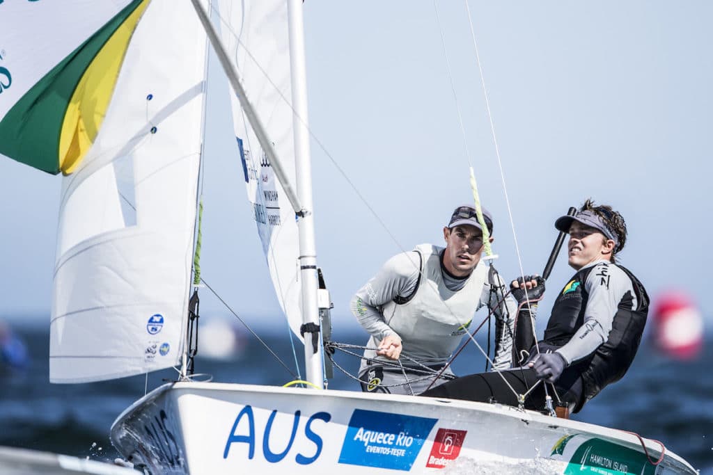 Matt Belcher and Will Ryan Australian 470 sailors