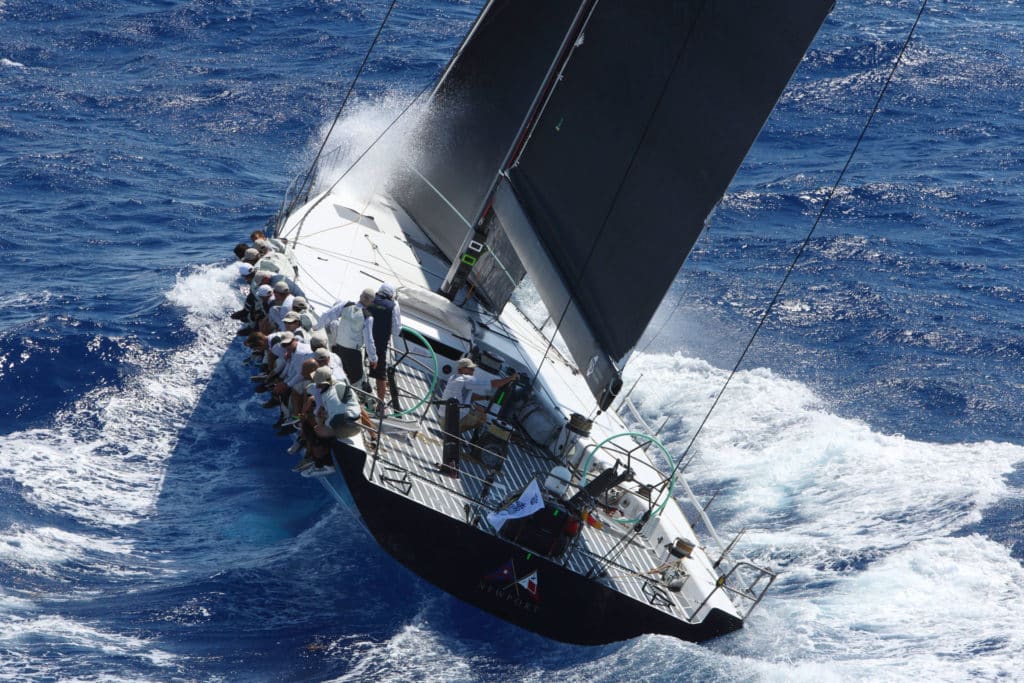 *Bella Mente* sails the Caribbean 600